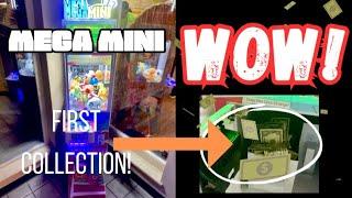 FIRST COLLECTION Mega Mini Claw Machine - LOADED Bucket of DOLLARS 