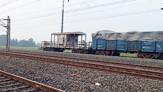 Green Monster WAG-9 Haluing Strongest Locomotive BOXN Wagons Freight Speedy Trains Indian Railways