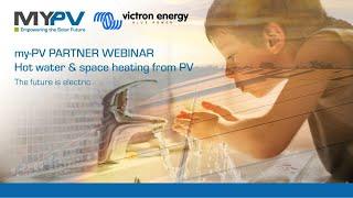 my-PV / Victron Partner webinar (English)