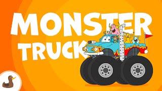 Monstertruck - Kinderlieder zum Mitsingen | Fahrzeuglieder | Lila Luftikus | Sing Kinderlieder