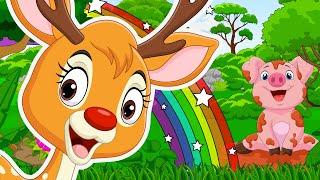 Baby Deer + Old MacDonald Had A Farm - Nursery Rhymes & Kids Songs | Baby Songs