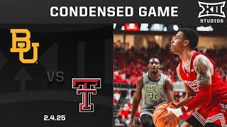 Baylor vs. #13 Texas Tech Condensed Game | 2024-25 Big 12 Men's Basketball