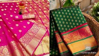 Designer partywear sarees/latest silk sarees