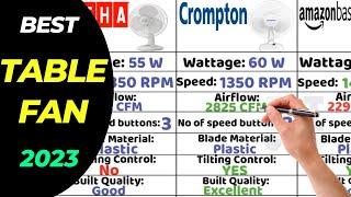 Best Table Fan in 2023 | Top Table Fan Brand in India with Review & Comparison