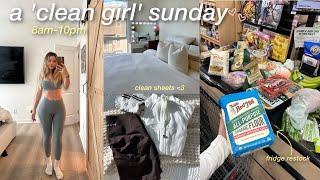 PRODUCTIVE SUNDAY RESET ROUTINE/VLOG (clean girl) | watch if you are unmotivated :)