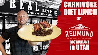 Carnivore Diet Lunch at Redmond Heritage Farm Kitchen Restaurant | Utah