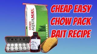 How To Make Chow Pack Bait Cheap and Effective