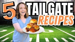 Game Day FEAST! 5 Easy Recipes for APPETIZERS & DESSERT!