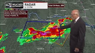 ABC 33/40 News Evening Weather Update - Wednesday, June 8, 2022