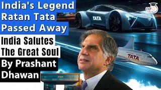 RATAN TATA PASSED AWAY | Every Indian Salutes the Great Man | By Prashant Dhawan