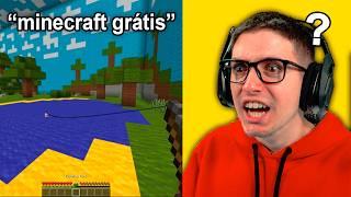 Reagindo ao MEME da ''VERSÃO GRÁTIS'' do minecraft