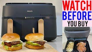 BEST Unboxing Philips AirFryer Dual Basket 3000 series - Testing whole chicken and Chips + Burgers