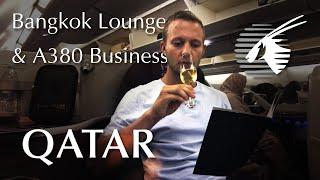 Qatar Airways from Bangkok in A380 BUSINESS class