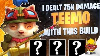 WILD RIFT | I DEALT 75K DAMAGE WITH THIS TEEMO BUILD | Challenger Teemo Gameplay | Guide & Build