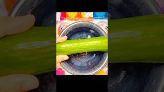 ASMR Crushing and Mixing Cucumber into Random Things #slimemixing #mixingslime #slimeasmr #quickmix