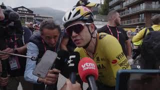 Wout van Aert - Interview at the finish - Stage 20 - Giro d'Italia 2025