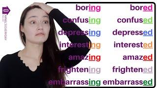 ADJECTIVES | -ED | -ING | English grammar and vocabulary