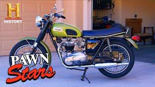 Pawn Stars: Rick’s VICTORY DEAL for Triumph TR6 Motorcycle (Season 18) | History