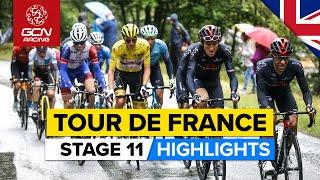 Tour de France 2021 Stage 11 Highlights | Cracks Start To Show & A Surprise Winner On Mont Ventoux