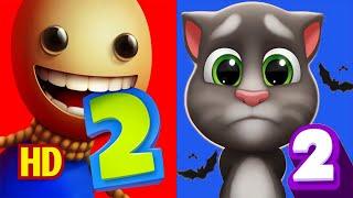 My Talking Tom 2 vs Kick the Buddy 2 - Buddyman Kick 2 Android Gameplay