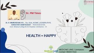 Dr. PM Times. Health = Happy