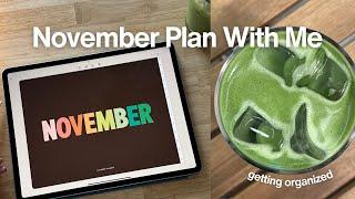 November 2024 Plan With Me ️