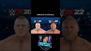 WWE 2k22 vs 2k20 which wins? #ithitsdifferent #2k22 #wwe #gaming #2k