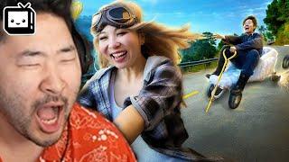 OFFLINETV RACES SOAPBOX CARS | Peter Park Reacts