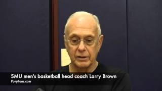 SMU men's basketball head coach Larry Brown