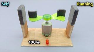 Free Energy Generator 100% Self Running From DC Motor And Magnet