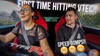 Letting My GIRLFRIEND Drive My Modified CIVIC TYPE R EP3!!