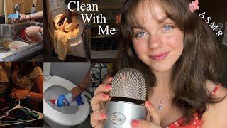 ASMR Clean With Me (A Quick Sunday Reset)