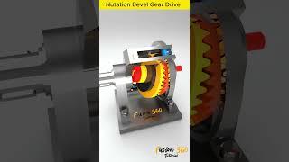 Nutation Bevel Gear Drive #cad #solidworks #engineering #mechanical #mechanism #fusion360  #3d