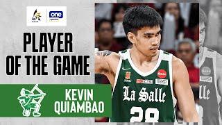 MVP Kevin Quiambao DELIVERS 22 PTS for DLSU vs. UP  | UAAP SEASON 87 MEN'S BASKETBALL | HIGHLIGHTS