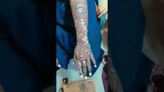 unique bridle mehndi hands and feets design #mehndi #youtube #hennadesign #artbykainat