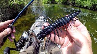 Fishing The Jumbo Hellgrammite For Big Smallies!