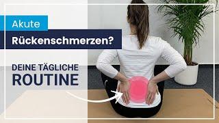 Akute Rückenschmerzen ️ 5 Übungen für maximale Entspannung | 10 Minuten täglich