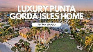 Spectacular Waterfront Luxury Home in Punta Gorda Isles w/ Charlotte Harbor Access! 714 Via Tripoli