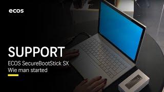 ECOS SECURE BOOT STICK [SX] - Wie man startet