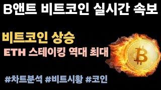 [실시간 LIVE] 비트코인 105K / 분석 "ETH 스테이킹 물량 역대 최대...투자자 신뢰↑" #비트코인실시간 #이더리움 #엑스알피 #솔라나 #나스닥