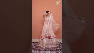 2 Gorgeous Dupatta Draping Styles on Lehenga | #Short #g3fashion