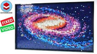LEGO Art 31212 The Milky Way Galaxy Speed Build Review fixed Video