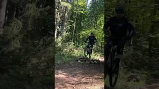 Gap & Drop Jump Session | Hometrail #mtb #mtbtrails #shorts #shortvideo