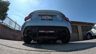 Toyota BRZ And FRS 86 Muffler Delete.