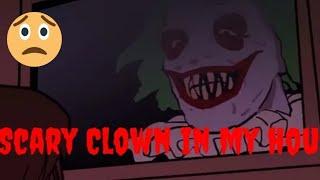 crazy killer clown wants to tell me  story by Toon Teller