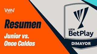 Junior vs. Once Caldas (resumen y goles) | Liga BetPlay 2024-2 | Cuadrangulares - Fecha 4