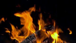  Burning wood in a fireplace (3 HOURS) - Crackling Fire Sounds for sleeping on cold nights