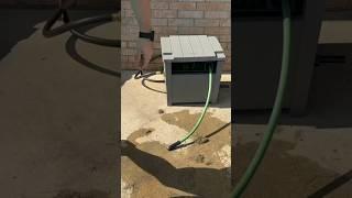 Garden Hose Hideaway Install #shorts