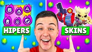 COMPRO TODAS las HIPERCARGAS de la NUEVA ACTUALIZACION  Brawl Stars