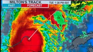 HURRICANE MILTON Glimpse before it hits land.